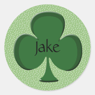 Jake Lucky Irish Kleeblatt Sticker