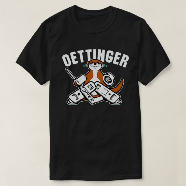 Jake Oettinger Otter TShirt 2 (Design vorne)