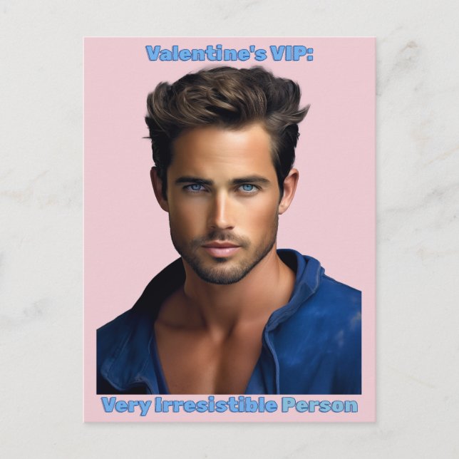 Jake - Valentinas VIP Postkarte (Vorderseite)