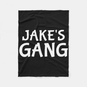 Jake's Gang Vorname Jake Bachelor Party Hochzeit Fleecedecke