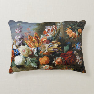 Jakob Bogdani Tulips Peonies und andere Blume Dekokissen