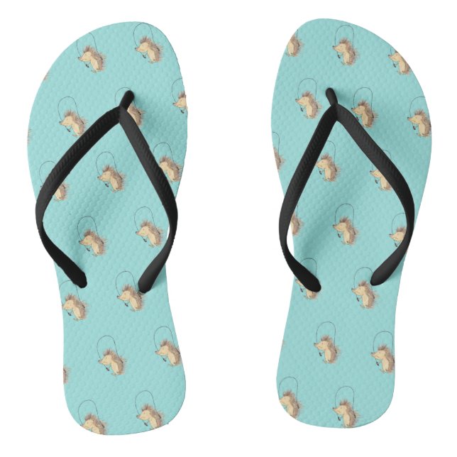 Jakob der Igel Flip Flops (Fußbett)