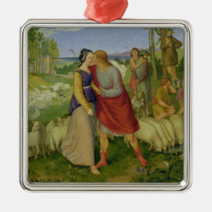 Jakob trifft Rachel, 1827 Ornament Aus Metall