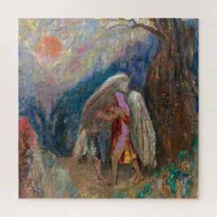 Jakob und der Engel Odilon Redon