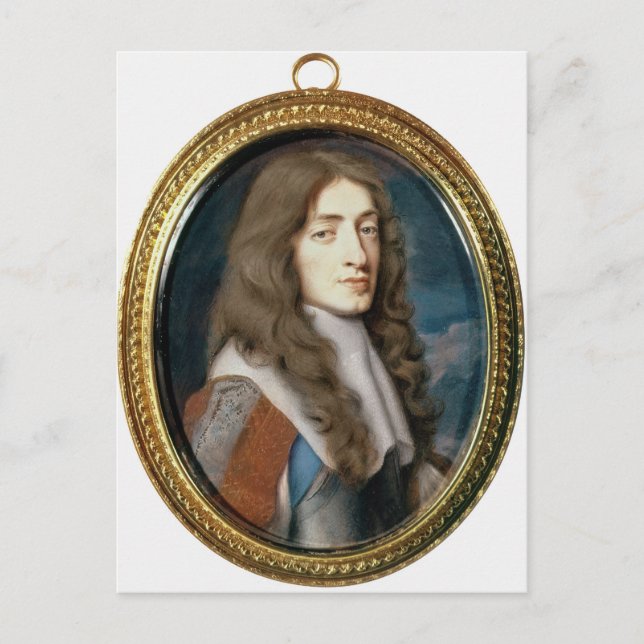 Jakobiden II. als Herzog von York, 1661 Postkarte (Vorderseite)
