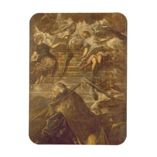 Jakobs Leiter (Öl auf Leinwand) Magnet