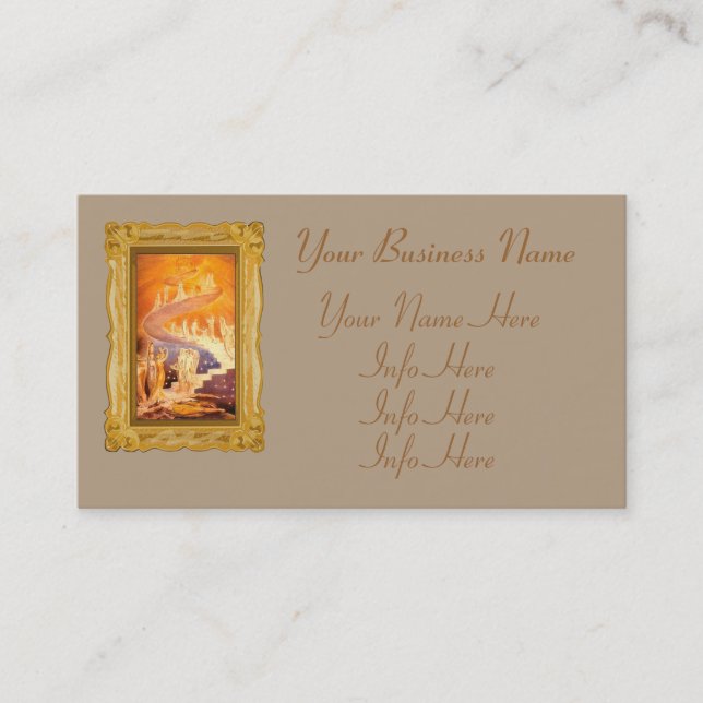 Jakobs Traum durch William Blake Visitenkarte (Vorderseite)