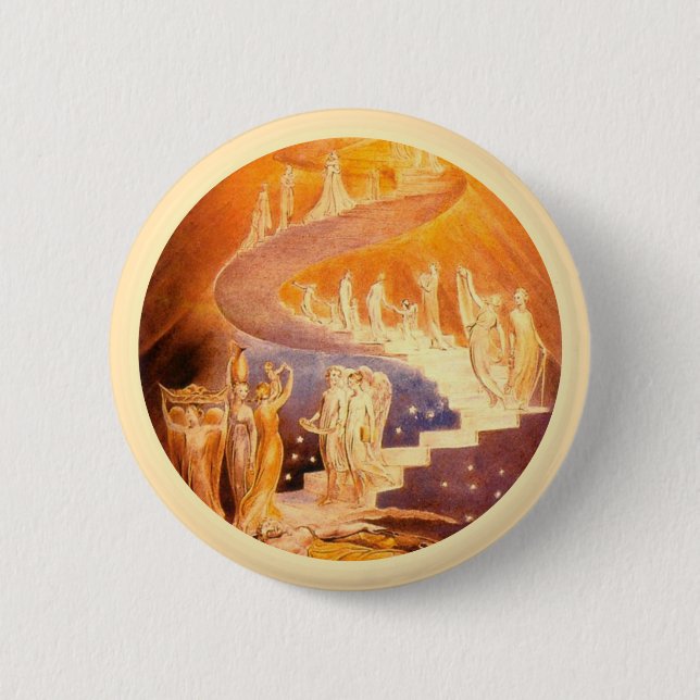 Jakobs Traum von William Blake  Button (Vorderseite)