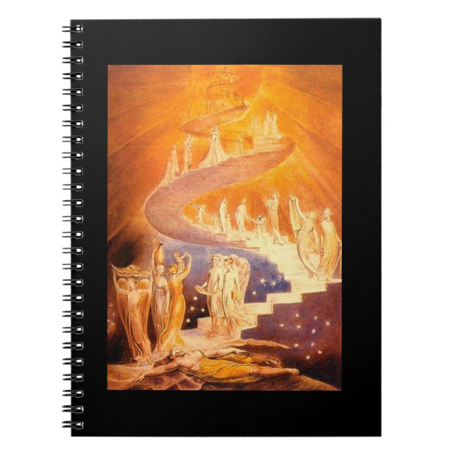 Jakobs Traum von William Blake Notizblock (Vorderseite)