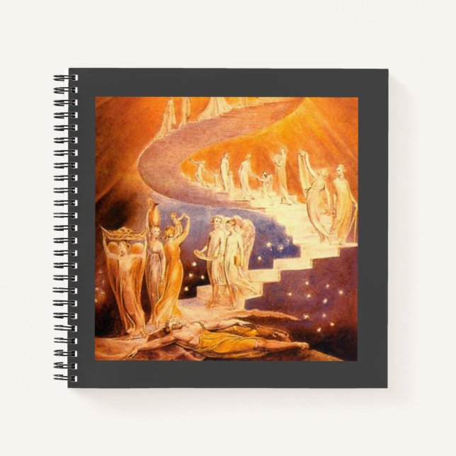 Jakobs Traum von William Blake Notizbuch (Vorderseite)