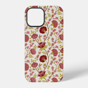 Jakobsbraun Muster Reds Pinks Gold Creme iPhone 12 Hülle