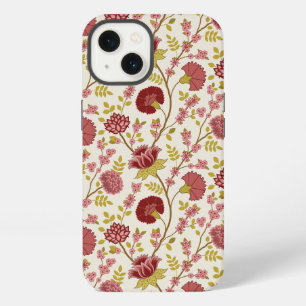 Jakobsbraun Muster Reds Pinks Gold Creme iPhone Hülle