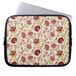 Jakobsbraun Muster Reds Pinks Gold Creme Laptopschutzhülle