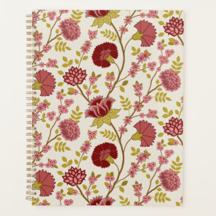 Jakobsbraun Muster Reds Pinks Gold Creme Planer