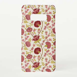 Jakobsbraun Muster Reds Pinks Gold Creme Samsung Galaxy S10E Hülle
