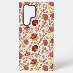 Jakobsbraun Muster Reds Pinks Gold Creme Samsung Galaxy Hülle