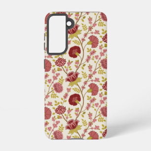 Jakobsbraun Muster Reds Pinks Gold Creme Samsung Galaxy Hülle