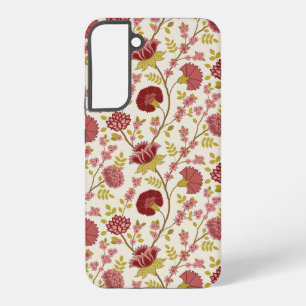 Jakobsbraun Muster Reds Pinks Gold Creme Samsung Galaxy Hülle