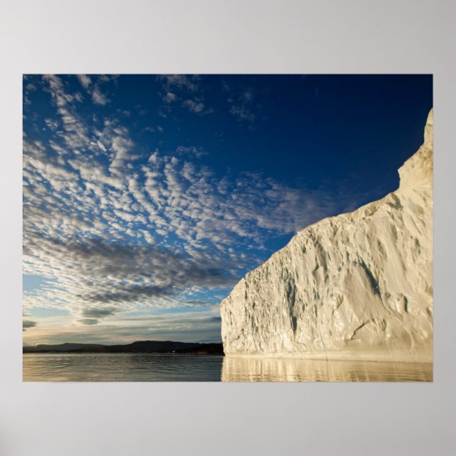 Jakobshavn Glacier in Disko Bay Poster (Vorne)