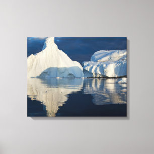 Jakobshavn-Gletscher Disko-Bucht Ilulissat, Grönla Leinwanddruck