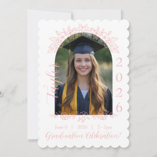 Jakobsmuschel-Foto-Andenken-Abschluss-Einladung 20 Save The Date