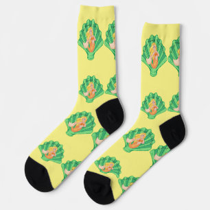 Jakobsmuschel Meerjungfrau Thunder_Cove Socken