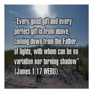 Jakobus 1:17 WEBU Poster