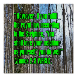 Jakobus 2:8 WEBU Poster
