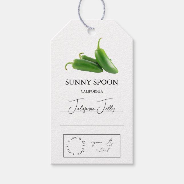 Jalapeno Hang Tag Geschenkanhänger (Vorderseite)