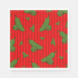 Jalapeno Illustration Serviette