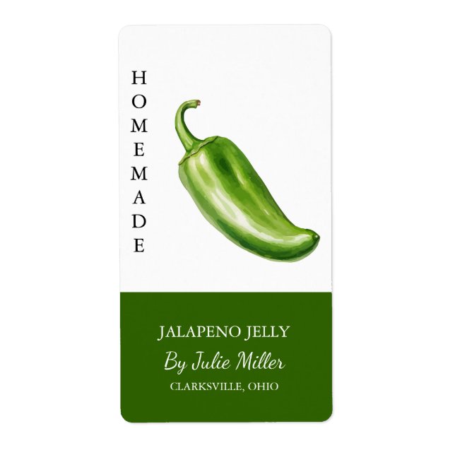 Jalapeno Jelly Label (Vorne)