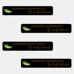 Jalapeno Jelly Thin Étiquette maison