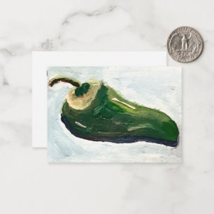 Jalapeño-Pfeffer Mitteilungskarte