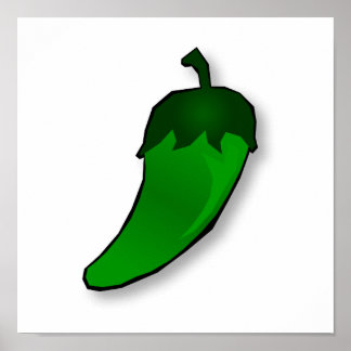 Jalapeno Print Poster