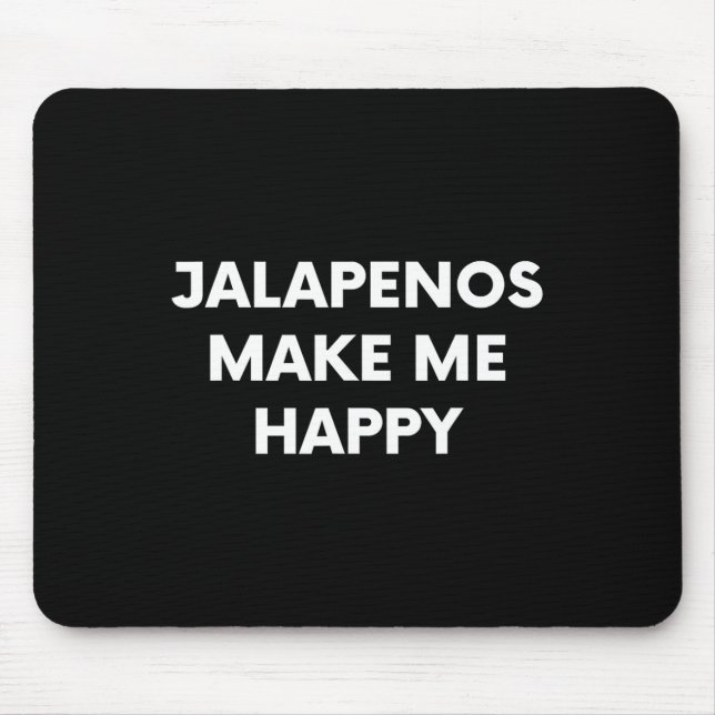Jalapenos Funny Cinco De Mayo Spaß Mexicanisches E Mousepad (Vorne)
