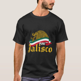 Jalisco Mexico Puro Jalisco Flag Eagle T-Shirt