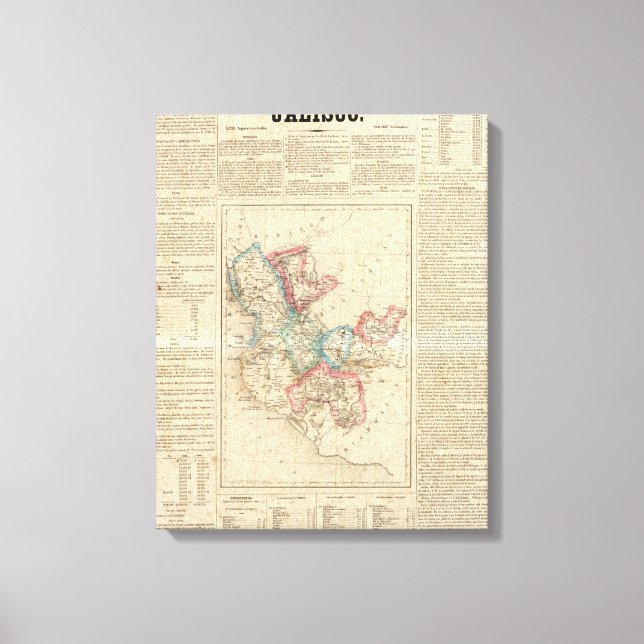Jalisco, Mexiko Leinwanddruck (Vorderseite)