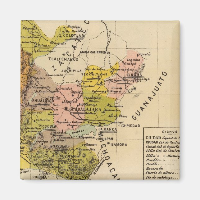 Jalisco, Mexiko Magnet (Vorne)