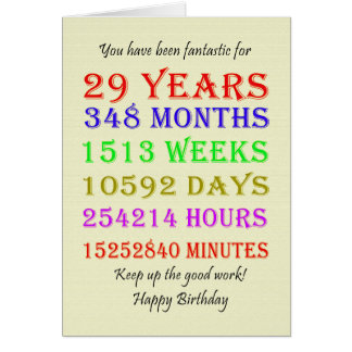 Jalons du 29e anniversaire