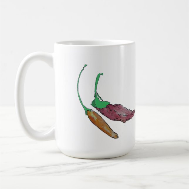 Jalopeno-Pfeffer-Kaffeetasse Kaffeetasse (Links)