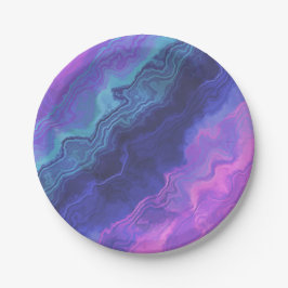 Jalousie agate ombre: pappteller