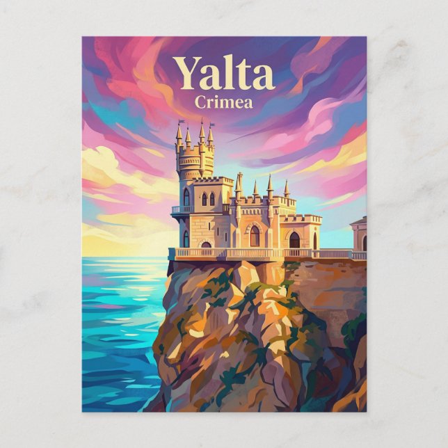 Jalta Krim Postkarte (Vorderseite)