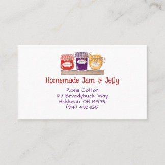 Jam et Jelly Carte de visite