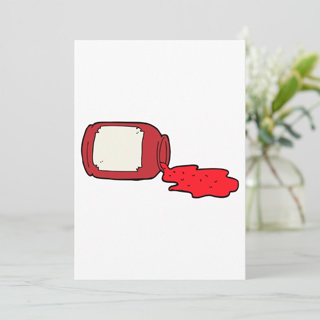 Jam Niedlich Red Jelly Jar Einladung (Von Creator hochgeladen)