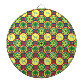 Jamahiri ® Libya | Africa Pattern  Dartscheibe