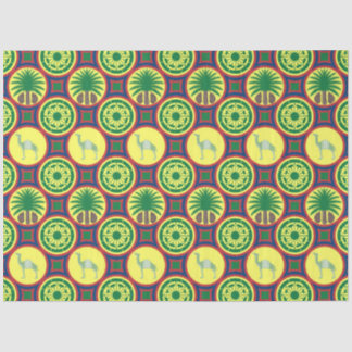 Jamahiri ® Libya | Africa Pattern  Seidenpapier