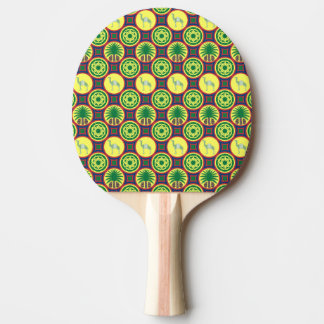 Jamahiri ® Libya | Africa Pattern  Tischtennis Schläger