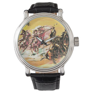 Jamahiri ® Libyen Die Schlacht von Ghira (Illust Armbanduhr