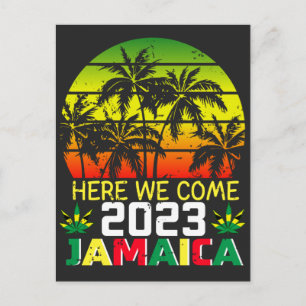 Jamaica 2023 wir kommen postkarte