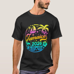Jamaica 2026 Familienurlaub Strand passende Gruppe T-Shirt
